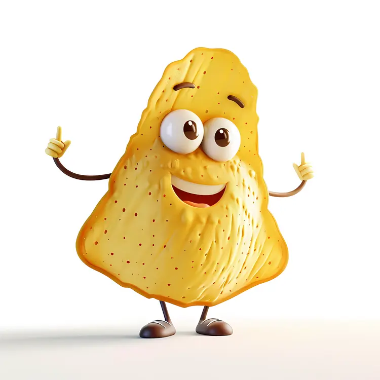 Thumbs Up Potato Chips Character