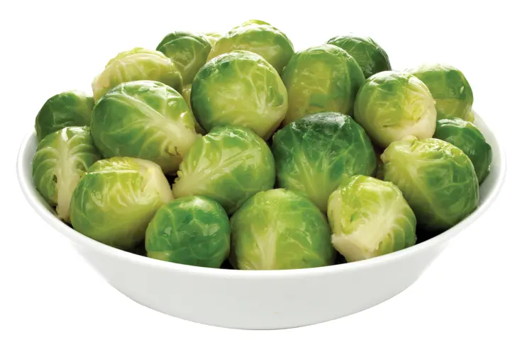 Bowl of Fresh Brussels Sprouts