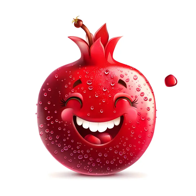 Laughing Red Pomegranate