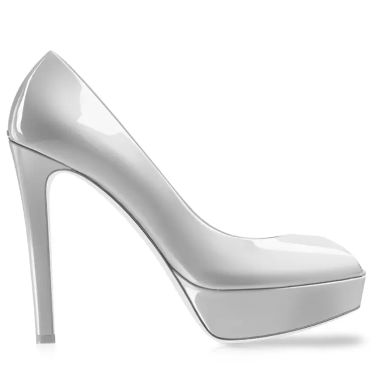 White High Heel Shoe
