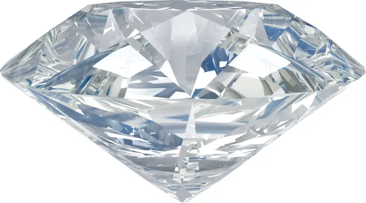 Sparkling Clear Diamond Gemstone