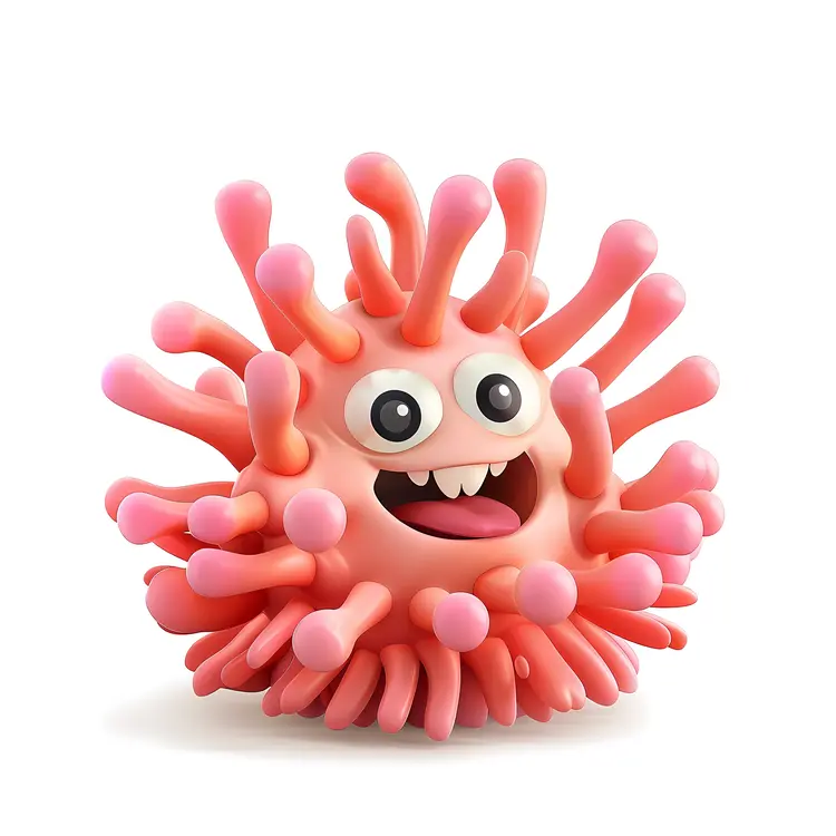 Cute Animated Sea Creature with Tentacles