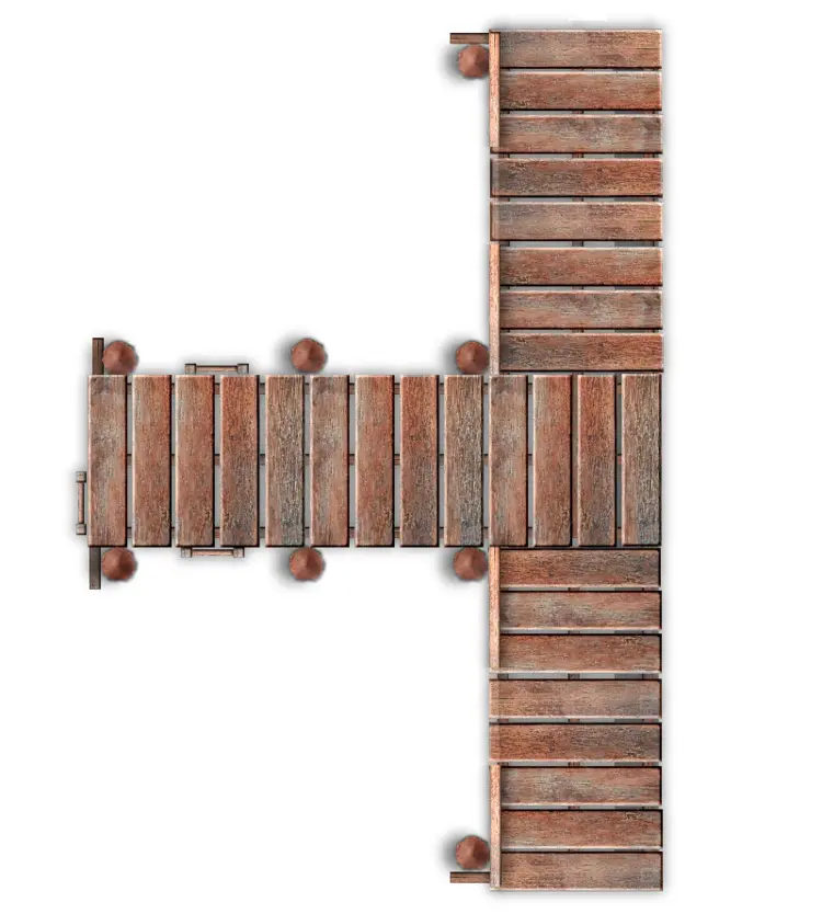 Rustic Wooden Dock