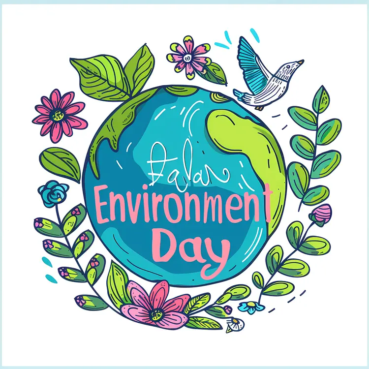 Colorful Environment Day Illustration
