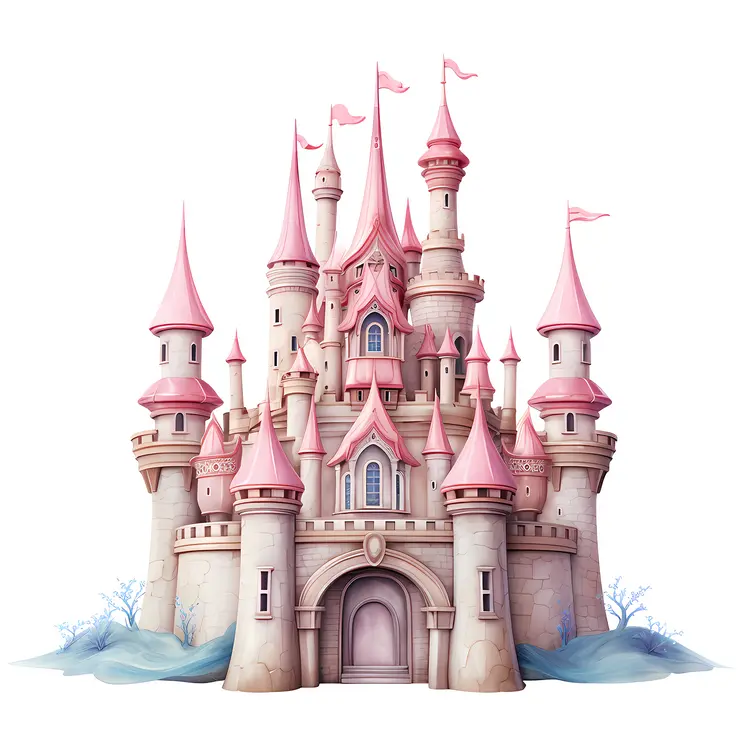 Pink Fantasy Castle