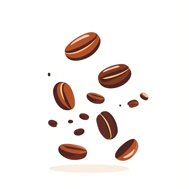 Floating Coffee Beans