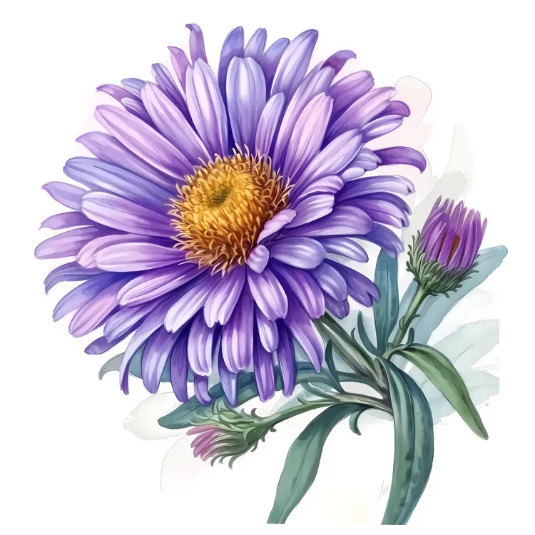 Beautiful Purple Flower in Bloom