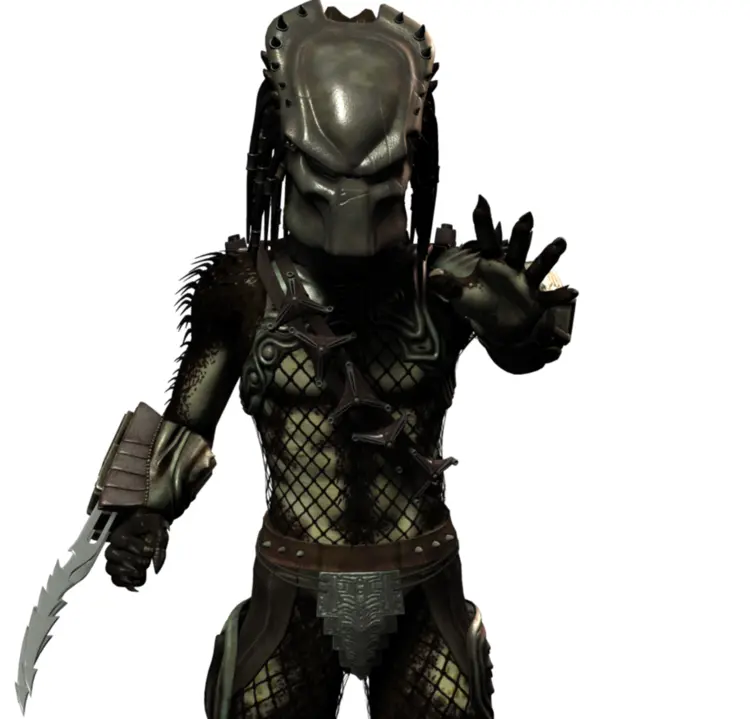 Predator Character with Blade