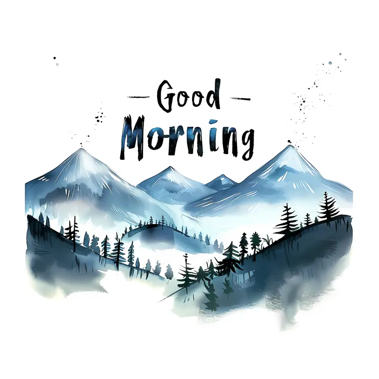 Good Morning Mountain Scenery