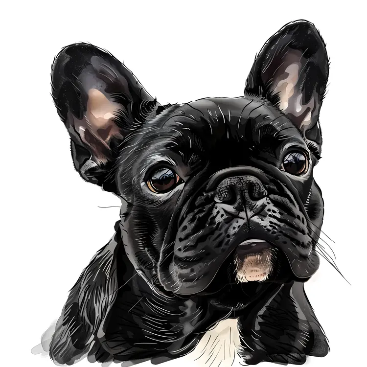 Black Dog Illustration