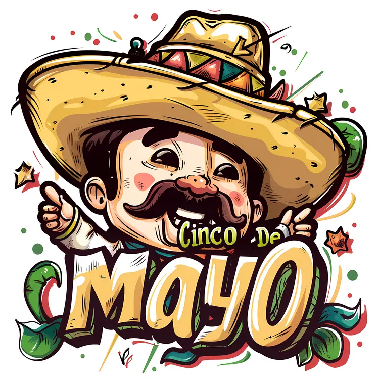 Cinco de Mayo Celebration with Sombrero