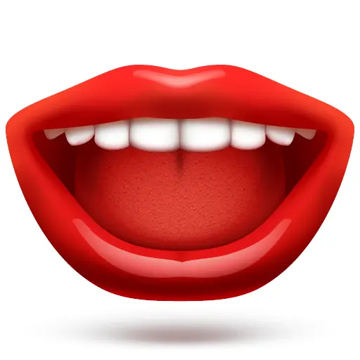 Red Lips with a Smile