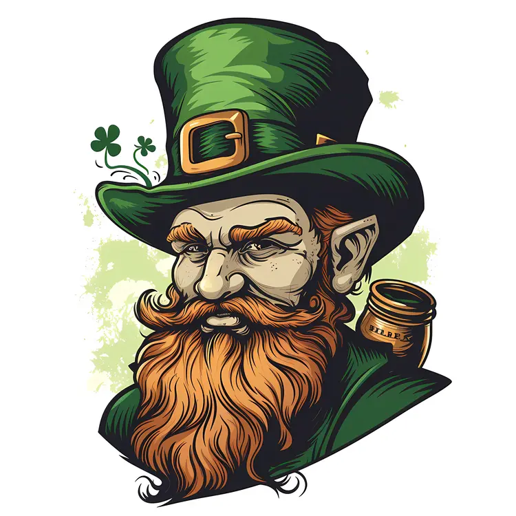 Leprechaun with Pipe