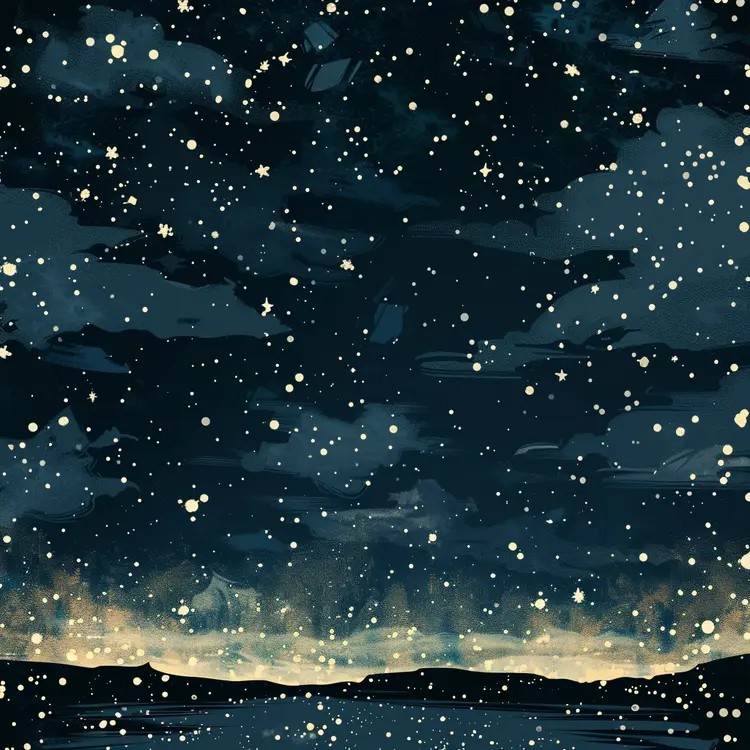 Starry Night Sky