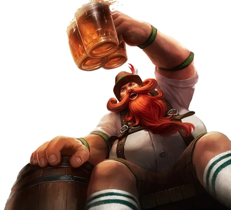 Bearded Dwarf with Beer