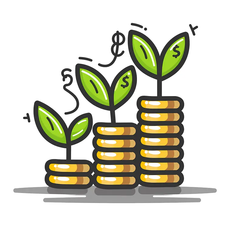 Growing Money Plants with Coins