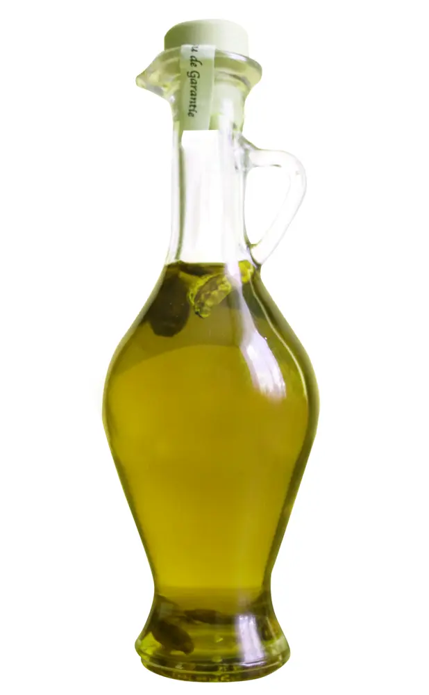 Elegant Olive Oil Bottle