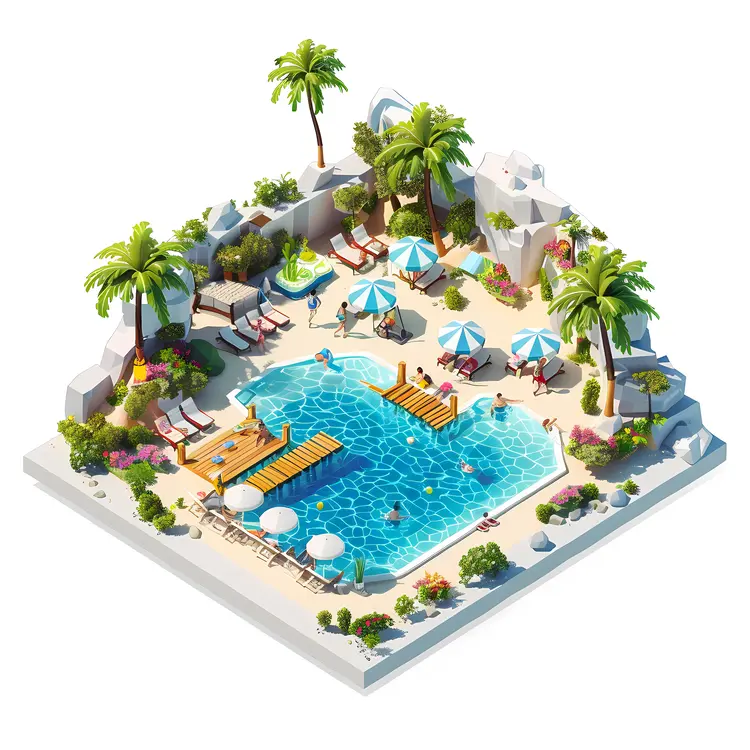 Luxurious Poolside Resort