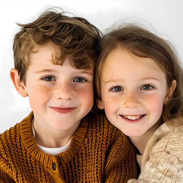 Smiling Siblings