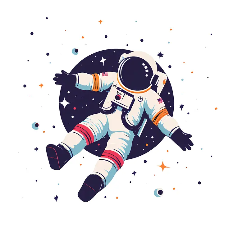 Astronaut Floating in Space