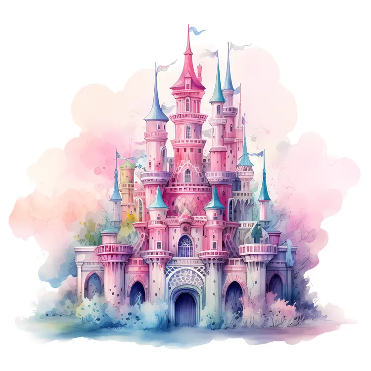 Pink Magical Castle