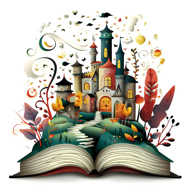 Fantasy Castle in Storybook