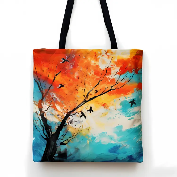 Vibrant Sunset Tote Bag