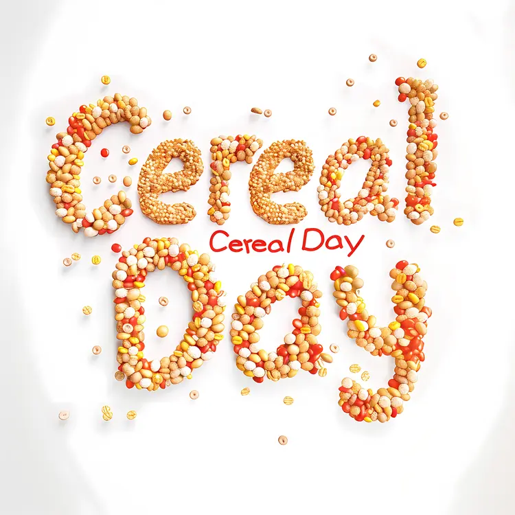 Cereal Day Celebration Text