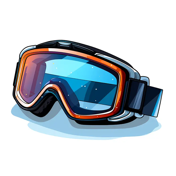 Black Ski Goggles for Winter Sports