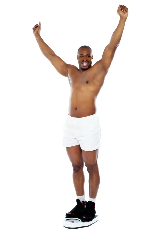 Man Celebrating Victory