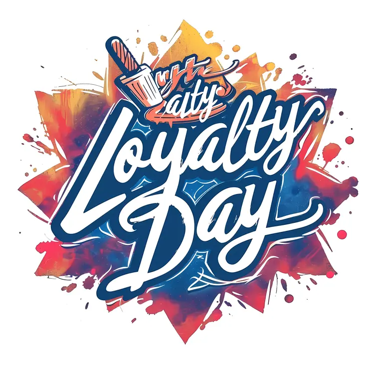 Loyalty Day Celebration with Artistic Design
