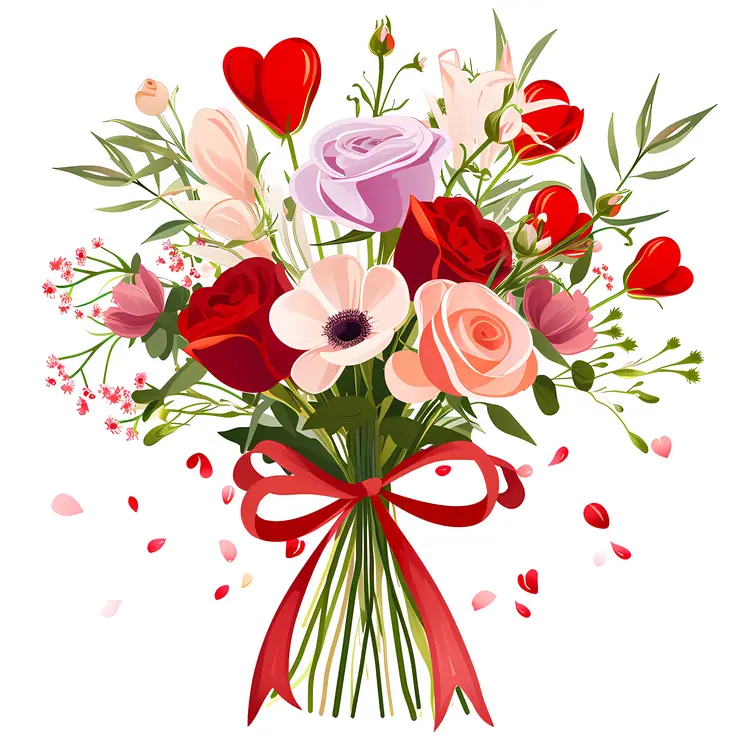 Colorful Mixed Flowers Bouquet