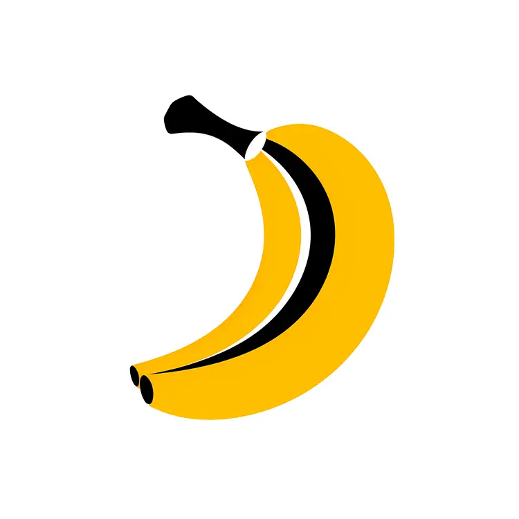 Simple Yellow Banana