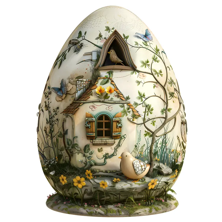 Small Cute Decorative Egg House