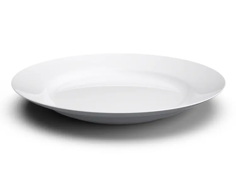 Simple White Plate