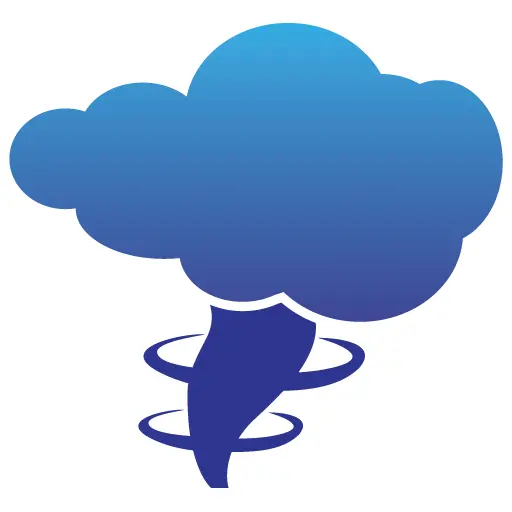 Blue Tornado Icon