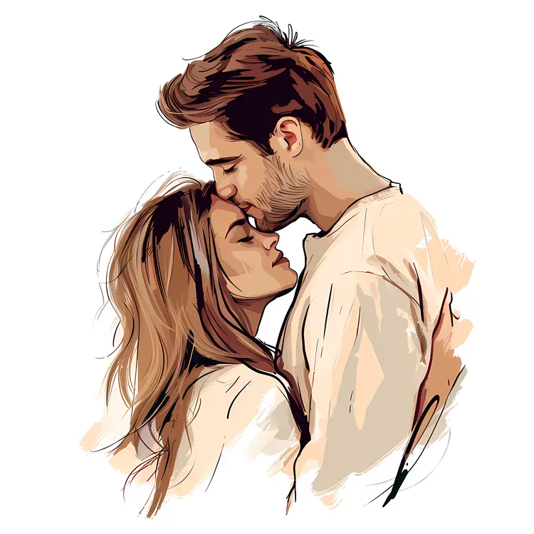 Couple in Love Illustration