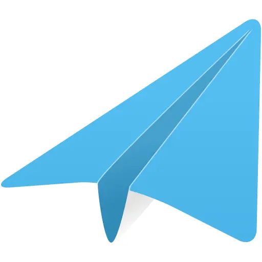 Blue Paper Airplane Illustration
