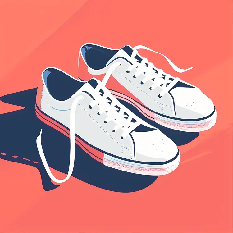 White Sneakers Illustration