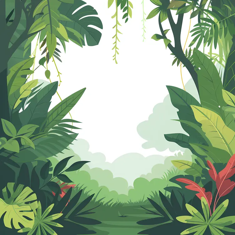 Lush Jungle Background