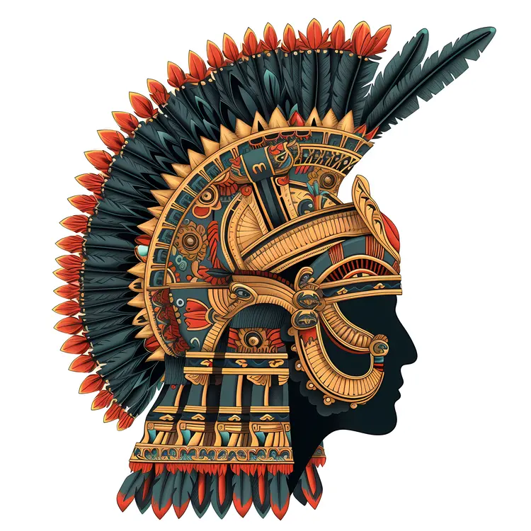 Decorative Feathered Mask