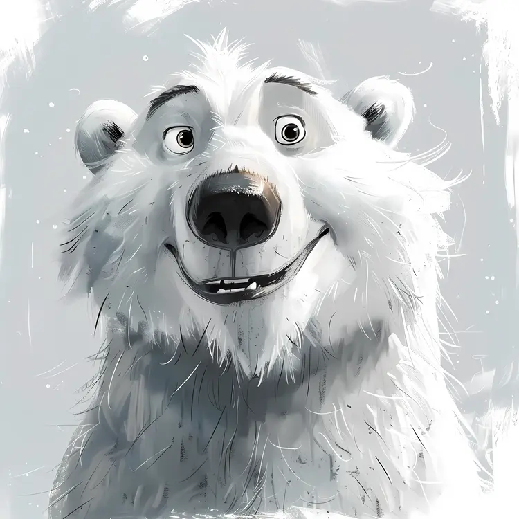 Happy Polar Bear Smiling