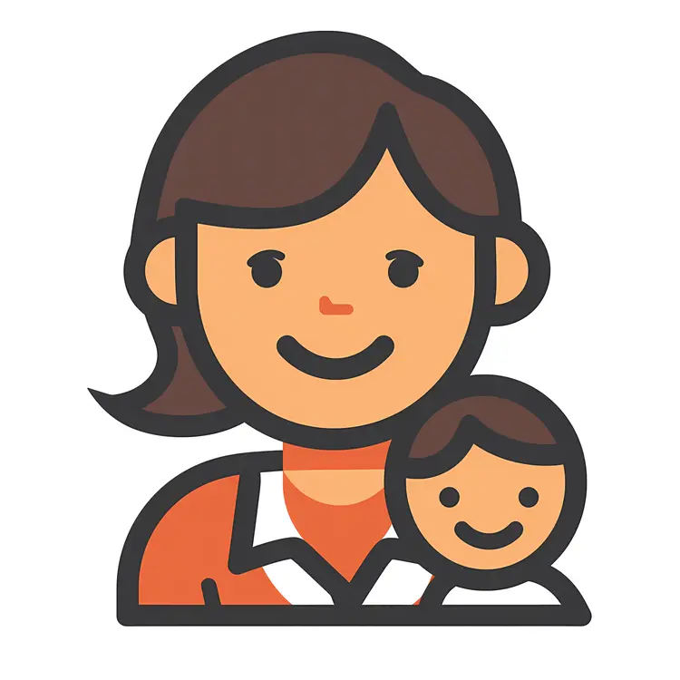 Mother and Child Icon