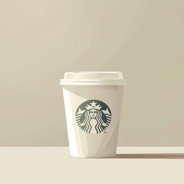 Simple Starbucks Coffee Cup
