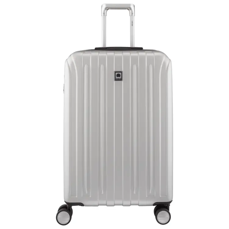 Silver Suitcase for Travel