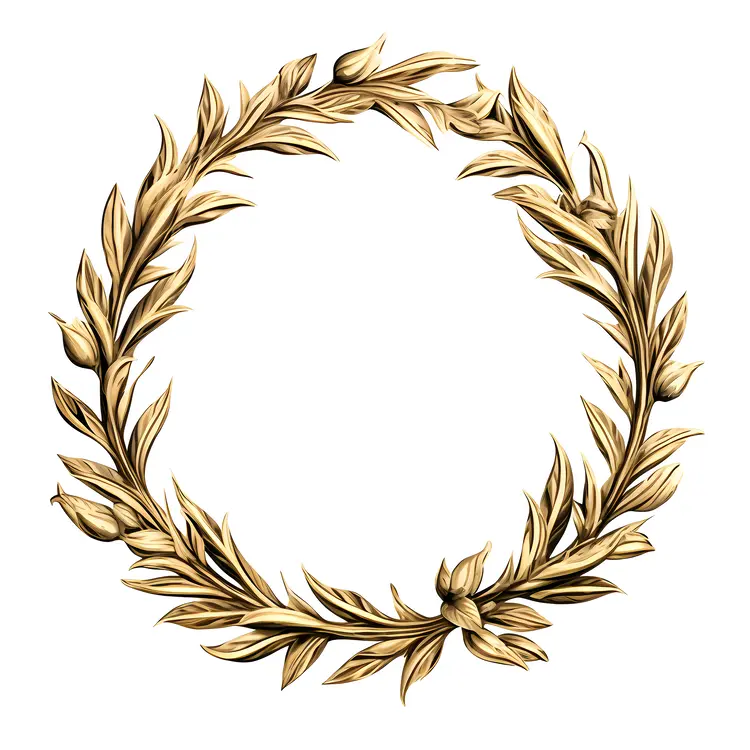 Traditional Golden Wreath