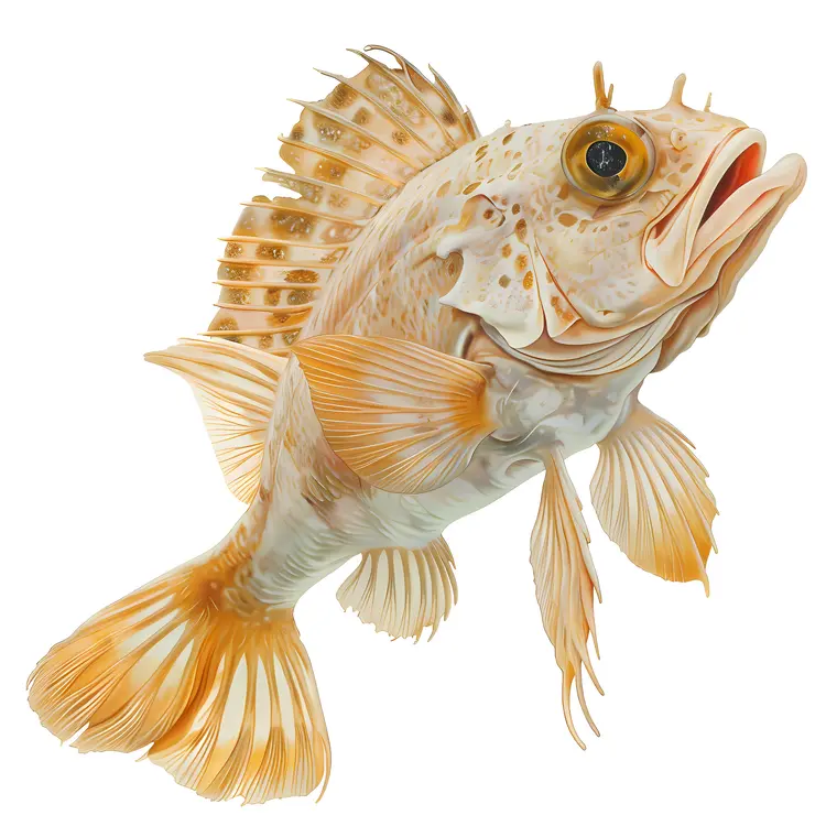 Orange Fish Illustration