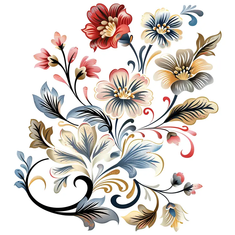 Colorful Floral Pattern Design