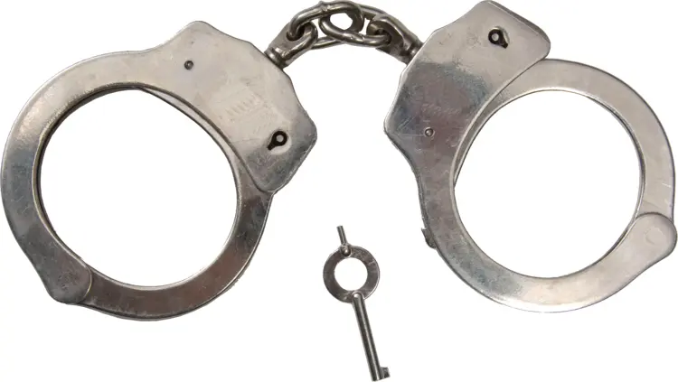 Metal Handcuffs with Key