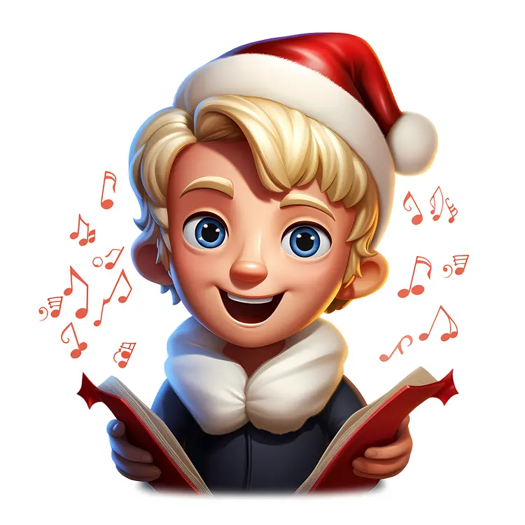 Christmas Caroler Singing